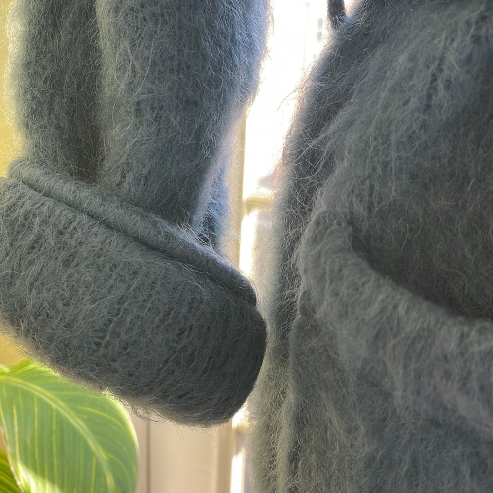 Stobi Rustic Wool Stobi Denmark Rarevtgstudio 60s Teal Blue Mohair Wool… - Gem